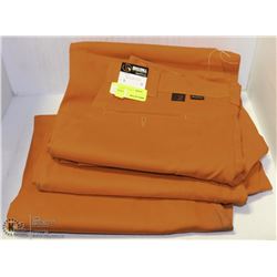 3 PAIRS 36X28 BIGBILL ORANGE WORK PANTS