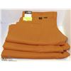 Image 1 : 3 PAIRS 38X28 BIGBILL ORANGE WORK PANTS