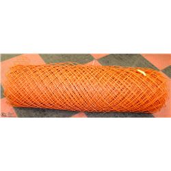 ORANGE MESH CONSTRUCTION FENCING
