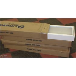 LOT OF 4 NEW LITHONIA FLUORESCENT LIGHT FIXTURES