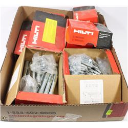 FLAT OF HILTI SPECIALIZED SCREWS/BOLTS/ANCHORS