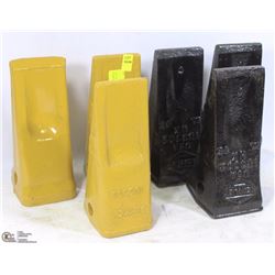 LOT OF 6 BUCKET TEETH FOR DIGGER