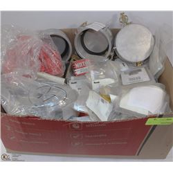 LARGE FLAT OF PLUMBING PIECES + ENDCAPS + MORE