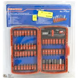 NEW WESTWARD 57-PIECE TOOL-ACCESSORY KIT