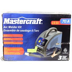 13) MASTERCRAFT 70A ARC WELDER KIT
