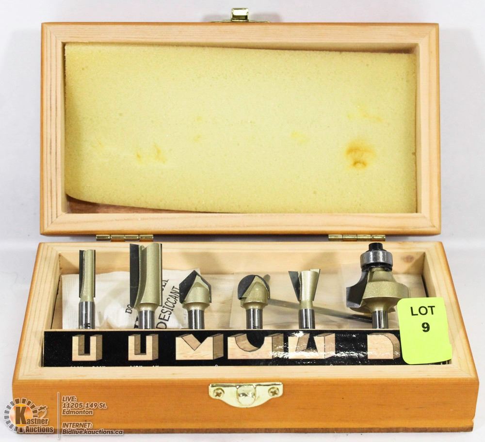 MASTERGRIP ROUTER BIT SET