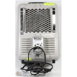 12) RIVAL RADIANT HEATER ***NEEDS A KNOB