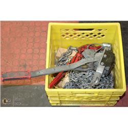 10) CRATE W/ CHAIN & BOOMER