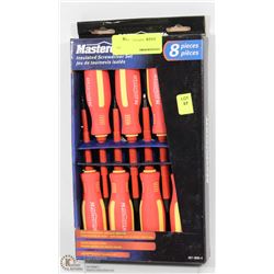 MASTERCRAFT 8PC INSULATED SCREWDRIVER SET