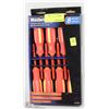 Image 1 : MASTERCRAFT 8PC INSULATED SCREWDRIVER SET