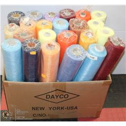 LARGE BOX OF DECORATIVE MESH