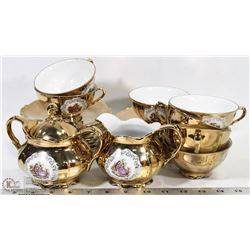 LOT OF BAVARIA "GOLD" HEINRICHFABRIH DISHES