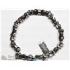 Image 2 : #10-STAINLESS STEEL MENS LINK BRACELET