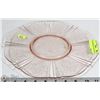 Image 1 : PINK DEPRESSION FLORAL PLATTER