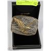 Image 1 : 24K GOLD PLATED EAGLE BELT BUCKLE