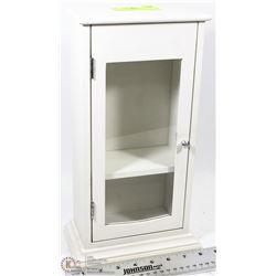 WOODEN GLASS DOOR WALL DISPLAY CASE