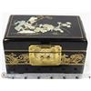Image 1 : BLACK LACQUER JEWELLERY BOX