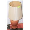 Image 1 : PEACH TABLE LAMP WITH SHADE