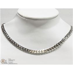 #32-STERLING SILVER MEN'S CHAIN NECKLACE