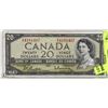 Image 1 : 1954 CANADIAN $20 BILL