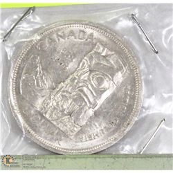 1858-1958 CANADIAN BC TOTEM DOLLAR