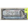Image 1 : 1954 CANADIAN $5 DOLLAR BILL
