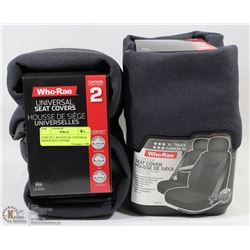 CASE OF 2  RUGGED XL UNIVERSAL BENCH SEAT COVERS