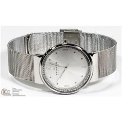 NEW SKAGEN ST. STEEL UNISEX WATCH