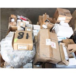 PALLET OF ELECTRICAL, ALL  NEW INCL LIGHTS, BULBS