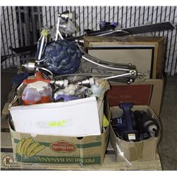 PALLET OF MISC INCL . COFFEE URN, HOT AIR POPPER,