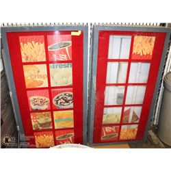 2 MCDONALDS LIGHTED MENU BOARDS