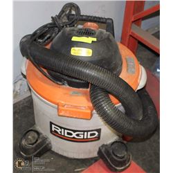 11) RIDGID SHOP VAC