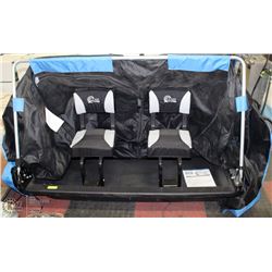 CLAM 2 MAN ICEFISHING HUT W/ CHAIRS