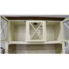 Image 3 : CREAM COLOR HUTCH 16"X47"X75"
