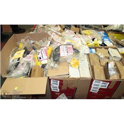 PALLET WITH ASSORTED HARDWARE STORE GOODS