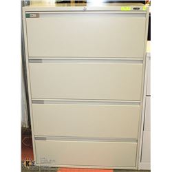 4 DRAWER LATERAL FILE CABINET