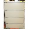 Image 1 : 4 DRAWER LATERAL FILE CABINET