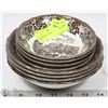 Image 1 : 8 ROMANTIC ENGLAND IRONSTONE BOWLS