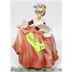 10" JAPAN VINTAGE LADY FIGURE TOOTHBRUSH