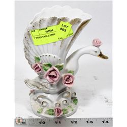 7" SWAN VASE L'AMOUR JAPAN