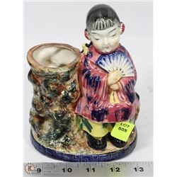 9" JAPAN VINTAGE LADY FIGURE TOOTHBRUSH