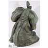 Image 2 : LARGE PORCELAIN CRYING ELEPHANT STATUE -