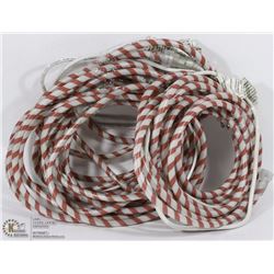 FLAT WITH 60 FEET OF CANDY CANE (RED/WHITE) ROPE