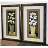 Image 1 : 2 ASIAN FRAMED PICTURES BOTH ARE 15X24