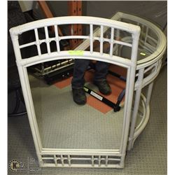 BAMBOO HALLWAY "D" TABLE & MIRROR