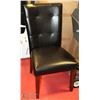 Image 1 : HIGH BACK BROWN LEATHER-LIKE CHAIR