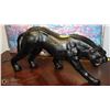 Image 1 : 36" BLACK JAGUAR FIGURINE