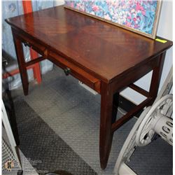 WOOD DESK WITH HIDING KEYBOARD DRAWER
