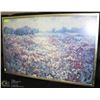 Image 1 : FRAMED SIGNED FIELD OF FLOWERS PRINT