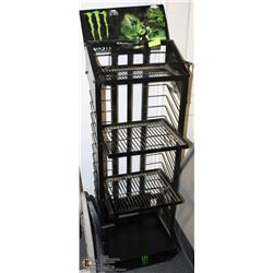 MONSTER STORE DISPLAY CART
